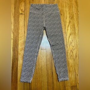 Anthropologie All Fenix‎ Cheetah High Waisted Leggings 7/8 Length Size M Leopard